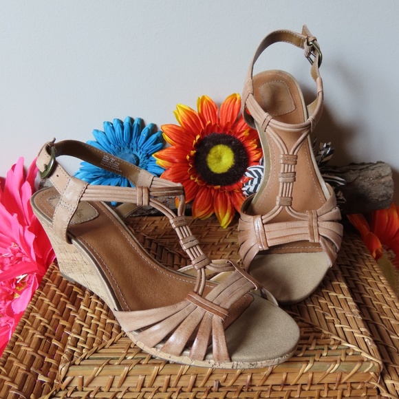 Clarks Shoes - Clarks Cork Wedge